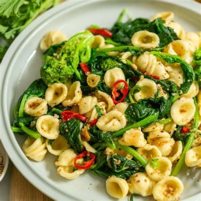  Orecchiette con cime di rapa: kremowa tekstura spotyka się z zielonym charakterem Apulii!